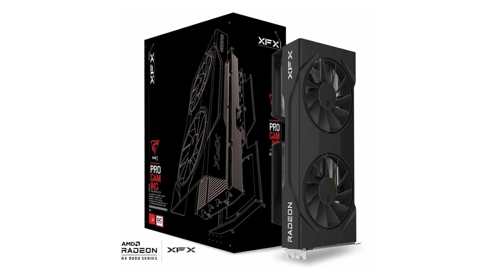 XFX Radeon RX 9060 XT 16GB GDDR6 Swift OC Gaming Edition Κάρτα Γραφικών RX-96TSW16BQ