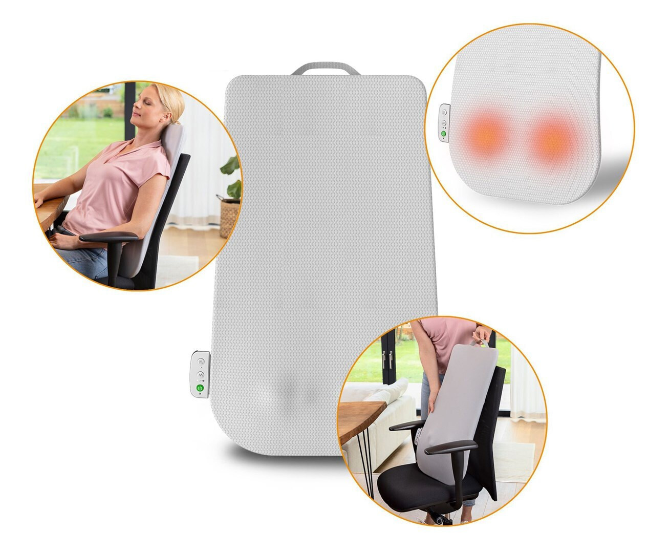 Medisana Mc 600 Συσκευή Μασάζ Shiatsu για το Σώμα Γκρι - Image 5
