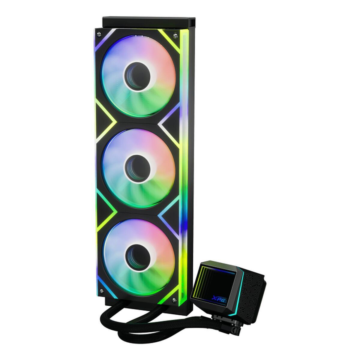 Adata Levante II 360 Υδρόψυξη Επεξεργαστή Τριπλού Ανεμιστήρα 120mm για Socket AM4/AM5/1700/1200/115x με RGB Φωτισμό - Image 3