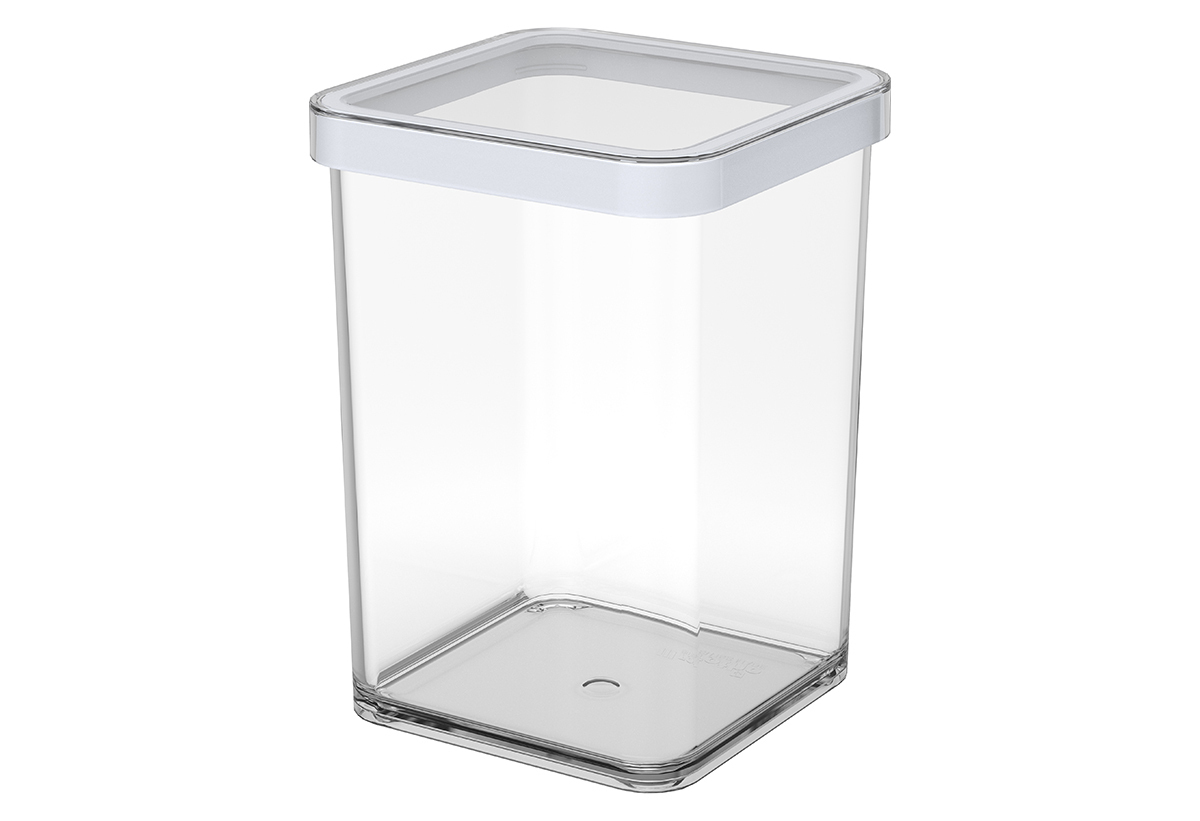 Rotho Babydesign Loft Βάζο Γενικής Χρήσης με Καπάκι Πλαστικό Λευκό 1000ml CEN-60434 - Image 2