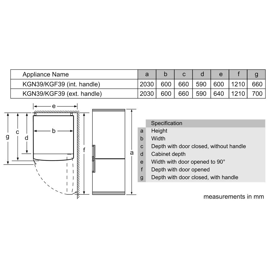 Bosch Ψυγειοκαταψύκτης 368lt Total NoFrost KGN39VEB - Image 2
