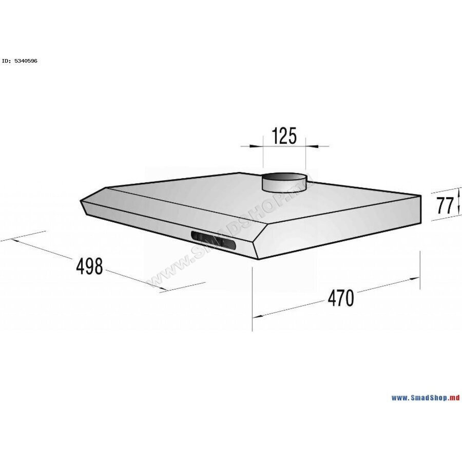 Beko Ελεύθερος Απορροφητήρας 50cm Λευκός CFB 5310 W - Image 5