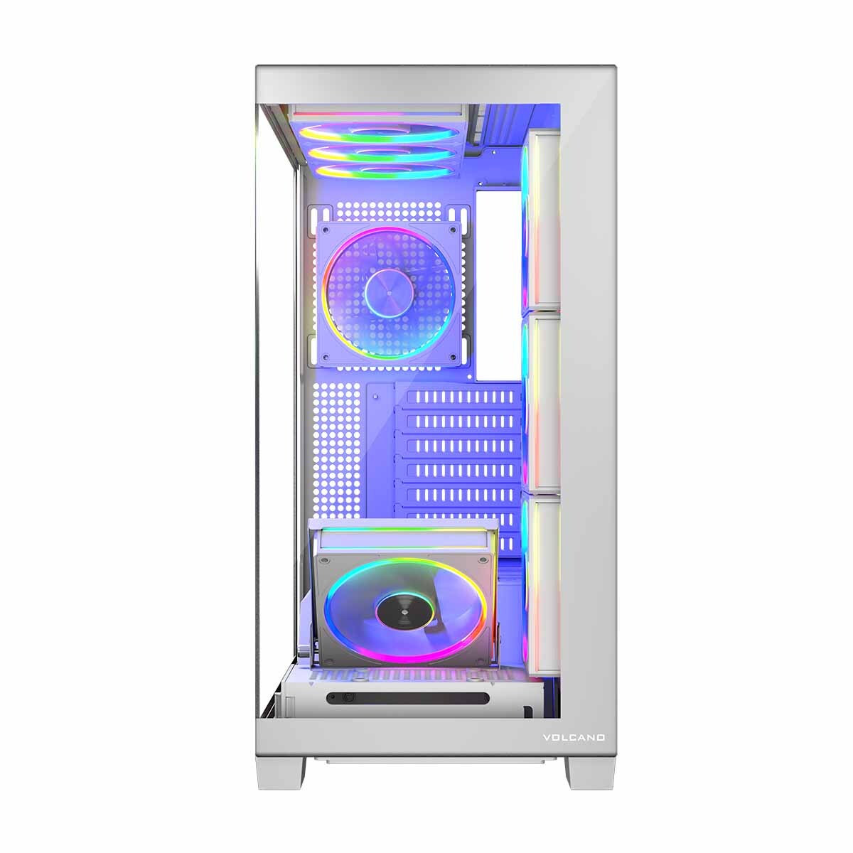Modecom Volcano Stellar ARGB 8F Gaming Midi Tower με Πλαϊνό Παράθυρο - Image 2