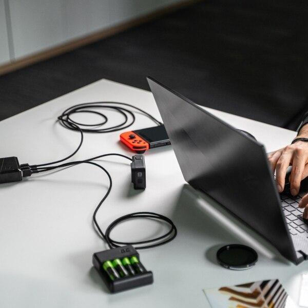 Green Cell PowerStream USB 2.0 USB-C male - USB-A 1.2m (KABGC22) - Image 3