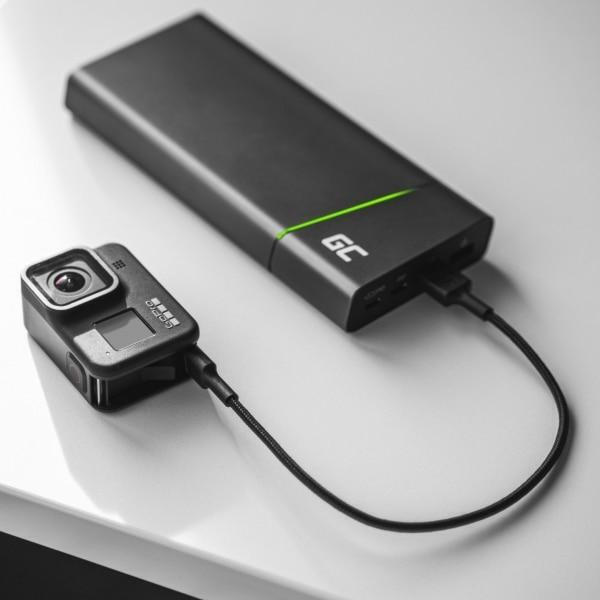 Green Cell PowerStream USB 2.0 USB-C male - USB-A 1.2m (KABGC22) - Image 4