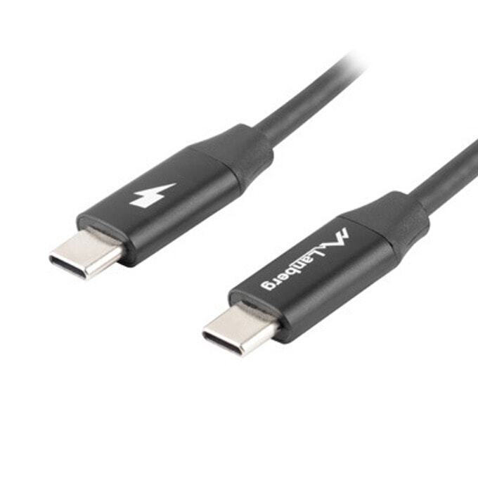 Lanberg USB 2.0 Cable USB-C male - USB-C 60W Μαύρο 1.8m (CA-CMCM-40CU-0018-BK) - Image 4
