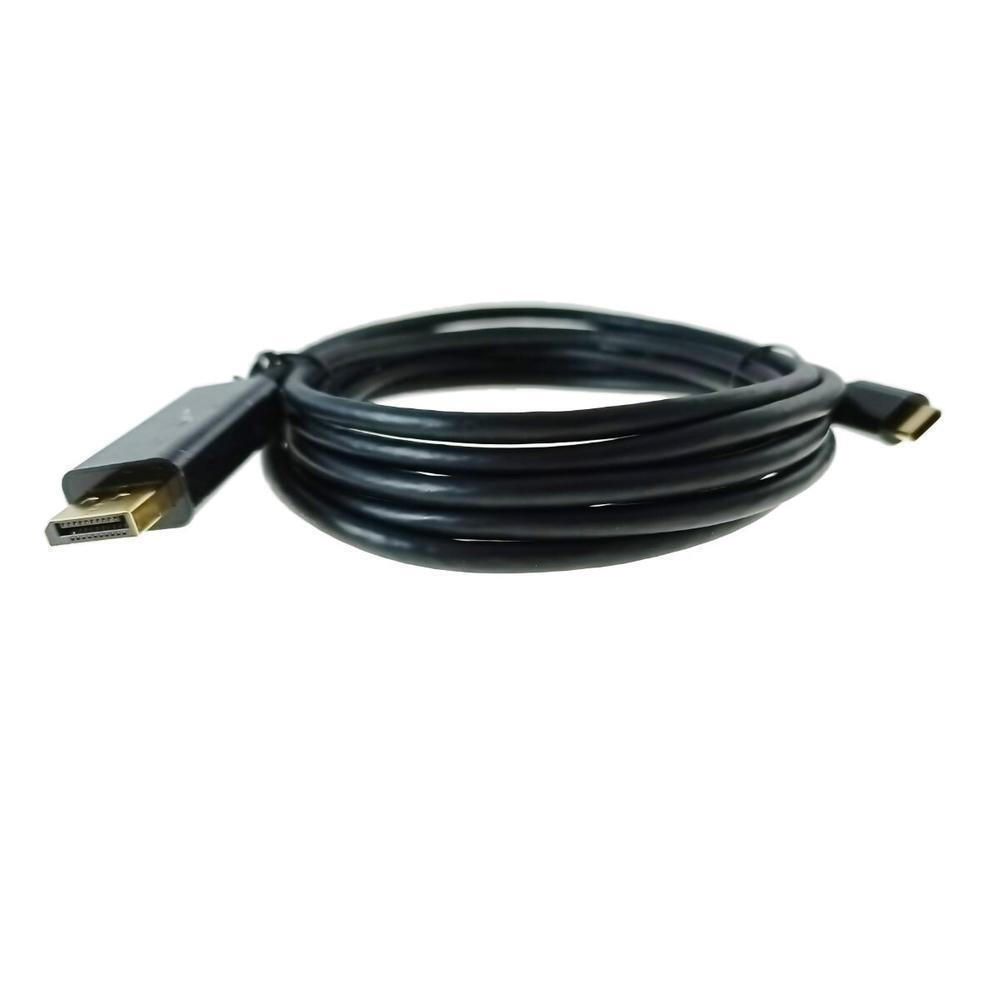 Lanberg USB 3.2 Cable USB-C male - DisplayPort Μαύρο 3m (CA-CMDP-10CU-0030-BK) - Image 6