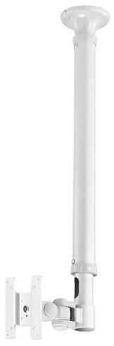 Newstar FPMA-C100WHITE Βάση Τηλεόρασης Οροφής με Βραχίονα έως 30" και 12kg - Image 3