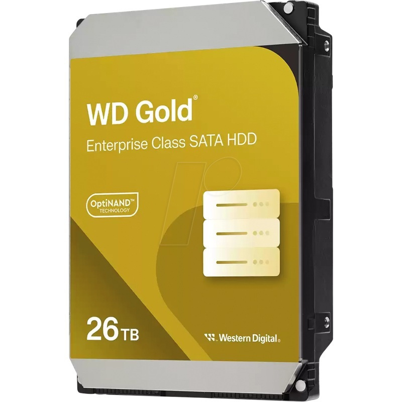 Western Digital Gold Enterprise Class 26TB HDD Σκληρός Δίσκος 3.5" SATA III 7200rpm με 512MB Cache για Server / Καταγραφικό WD261KRYZ - Image 2
