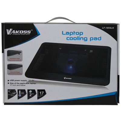 Vakoss Cooling Pad με 1 Ανεμιστήρα και Φωτισμό (LF-1854LK) - Image 4