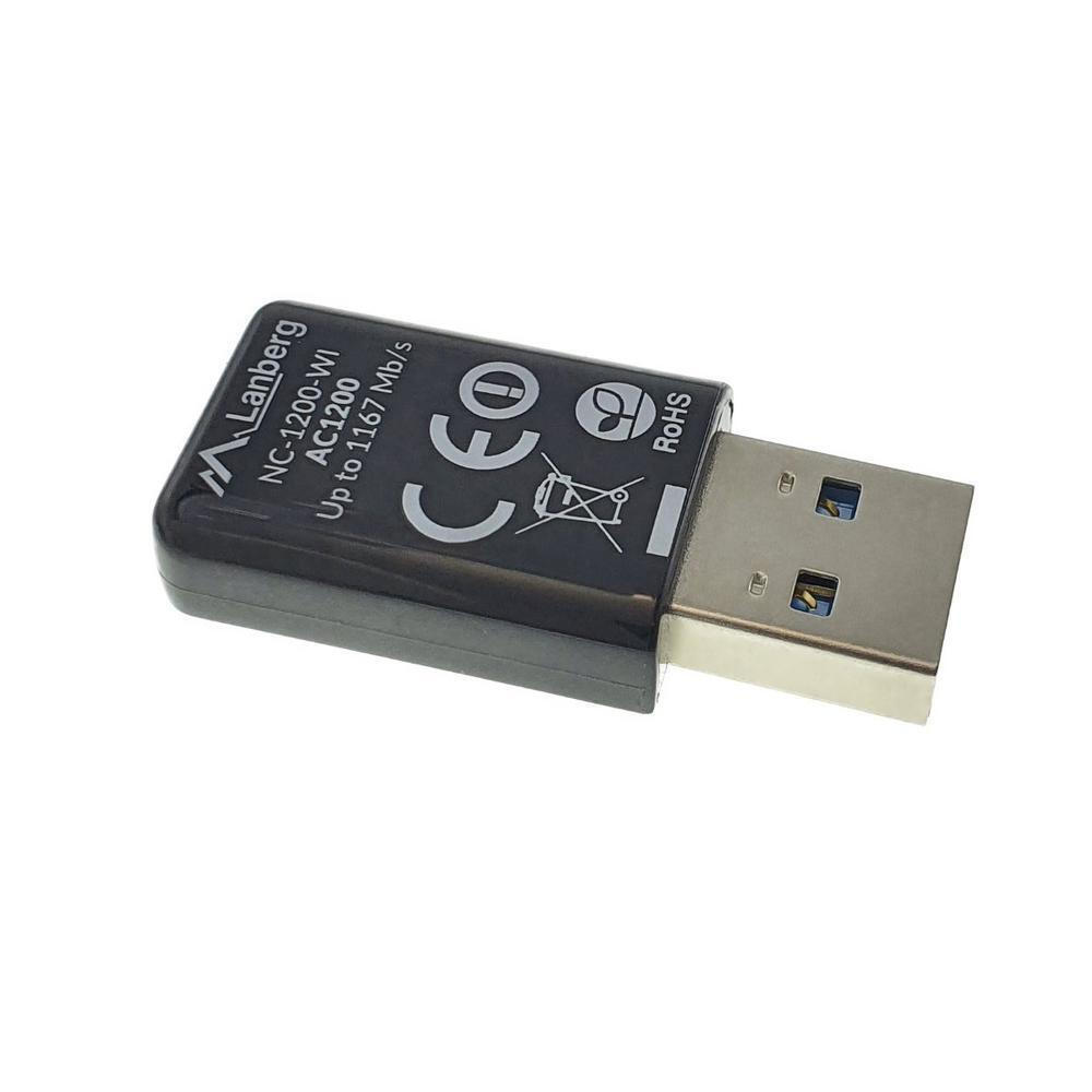 Lanberg NC-1200-WI Ασύρματος USB Αντάπτορας Δικτύου 1200Mbps - Image 4