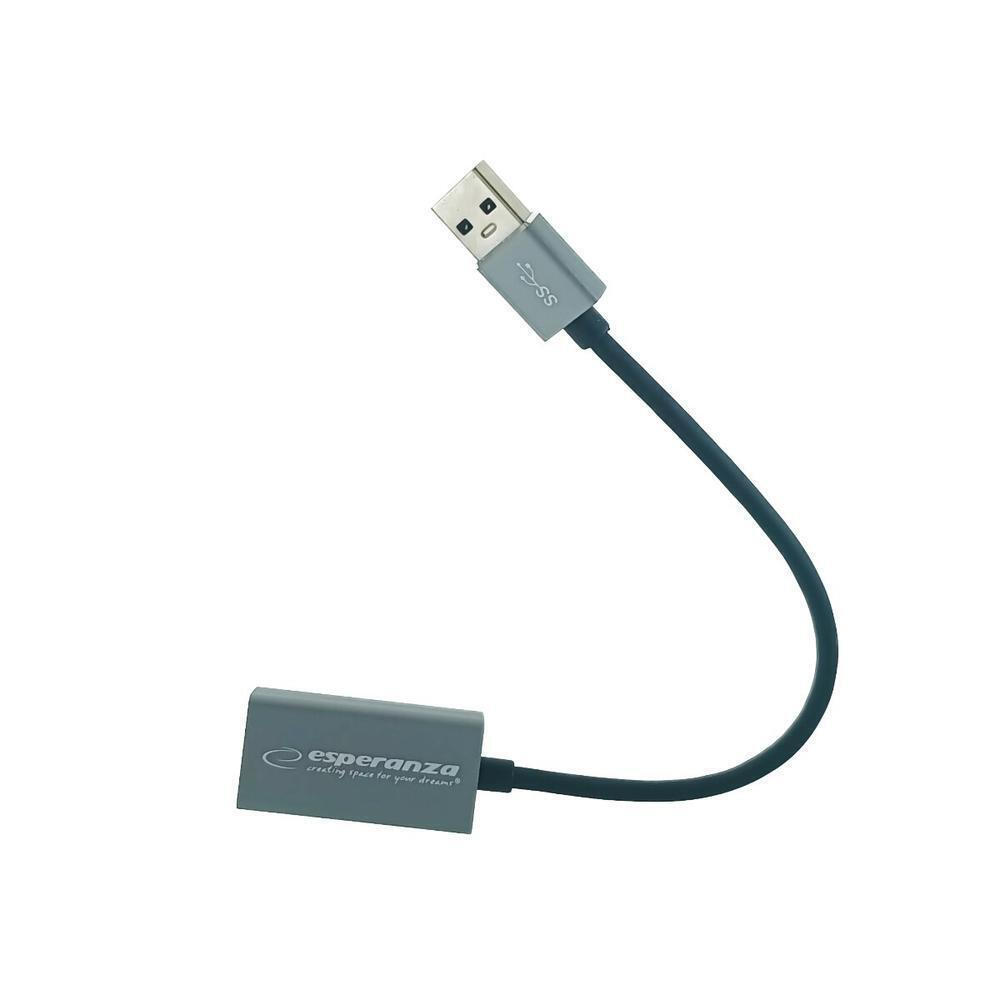 Esperanza ENA101 USB Αντάπτορας Δικτύου για Ενσύρματη σύνδεση Gigabit Ethernet - Image 5