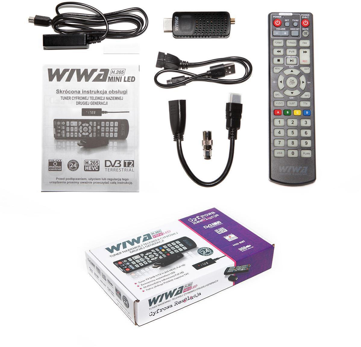 WIWA H.265 DVB-T/T2 Ψηφιακός Δέκτης Mpeg-4 HD (720p) με Λειτουργία PVR (Εγγραφή σε USB) Σύνδεση HDMI - Image 6