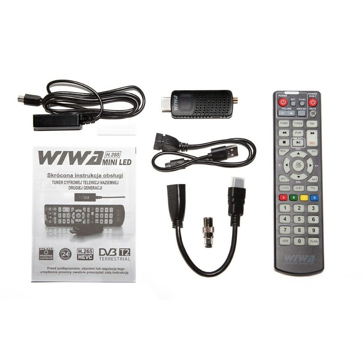 WIWA H.265 DVB-T/T2 Ψηφιακός Δέκτης Mpeg-4 HD (720p) με Λειτουργία PVR (Εγγραφή σε USB) Σύνδεση HDMI - Image 4
