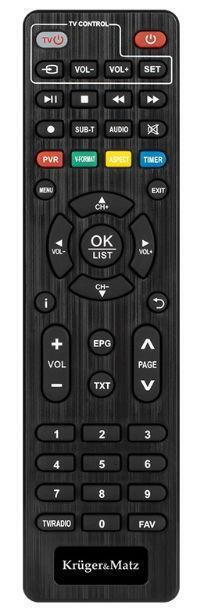 Kruger & Matz Mini Tuner DVB-T2 H.265 Ψηφιακός Δέκτης Mpeg-4 Full HD (1080p) Σύνδεσεις HDMI / USB - Image 8