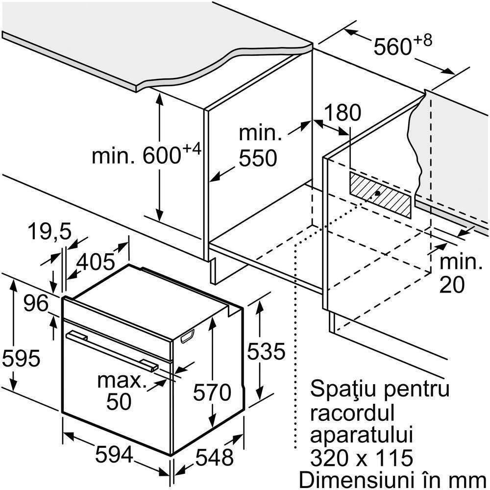 Bosch Άνω Πάγκου Λευκός HBG536EW3 - Image 11