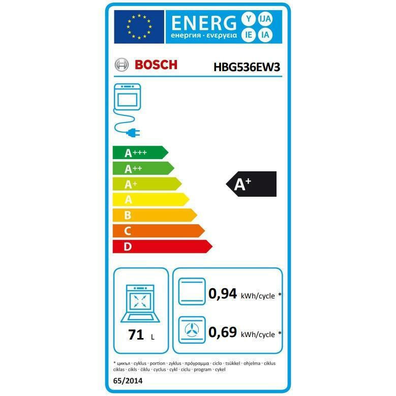 Bosch Άνω Πάγκου Λευκός HBG536EW3 - Image 10