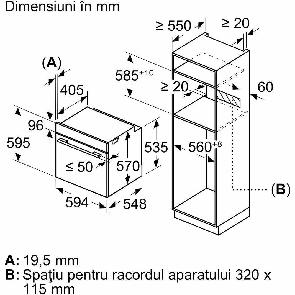 Bosch Άνω Πάγκου Λευκός HBG536EW3 - Image 8