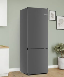 Bosch Ψυγειοκαταψύκτης 440lt Total NoFrost Γκρι KGN49OCAF