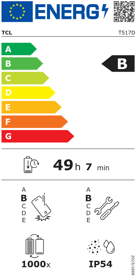 TCL 605 Dual SIM (4/128GB) Μαύρο - Image 2