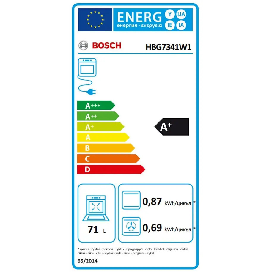 Bosch Άνω Πάγκου Λευκός HBG7341W1 - Image 5