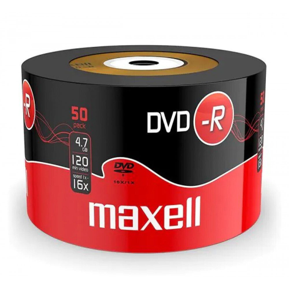 Maxell Εγγράψιμα DVD-R 16x 4.7GB Cake Box 50τμχ - Image 3