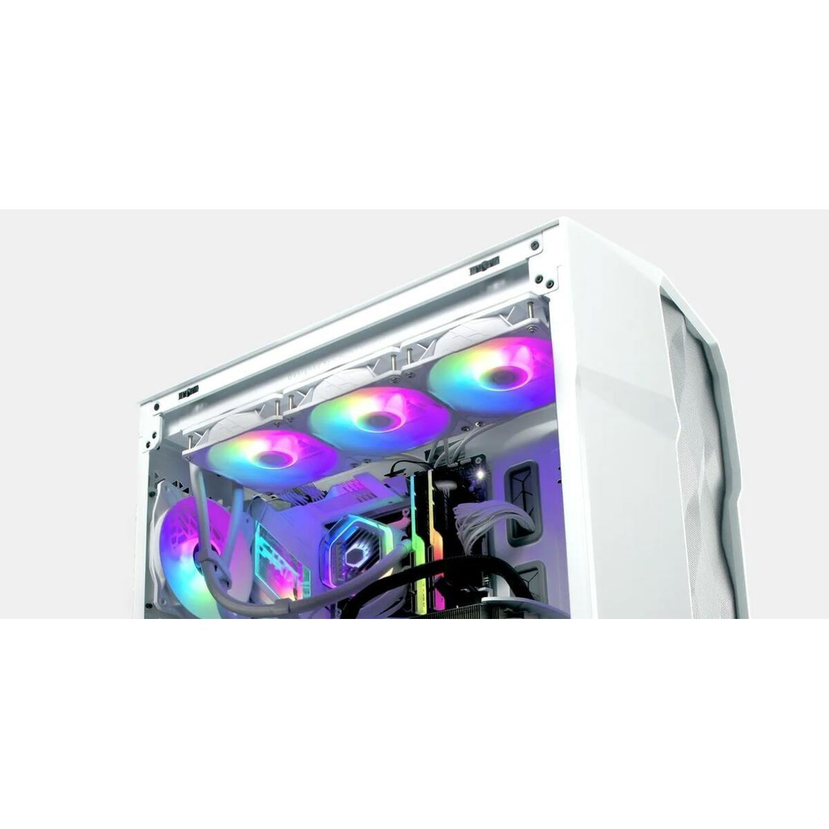 CoolerMaster MasterLiquid 360 ION Υδρόψυξη Επεξεργαστή Τριπλού Ανεμιστήρα 120mm για Socket AM4/AM5/1700/115x με ARGB Φωτισμό Λευκή - Image 6