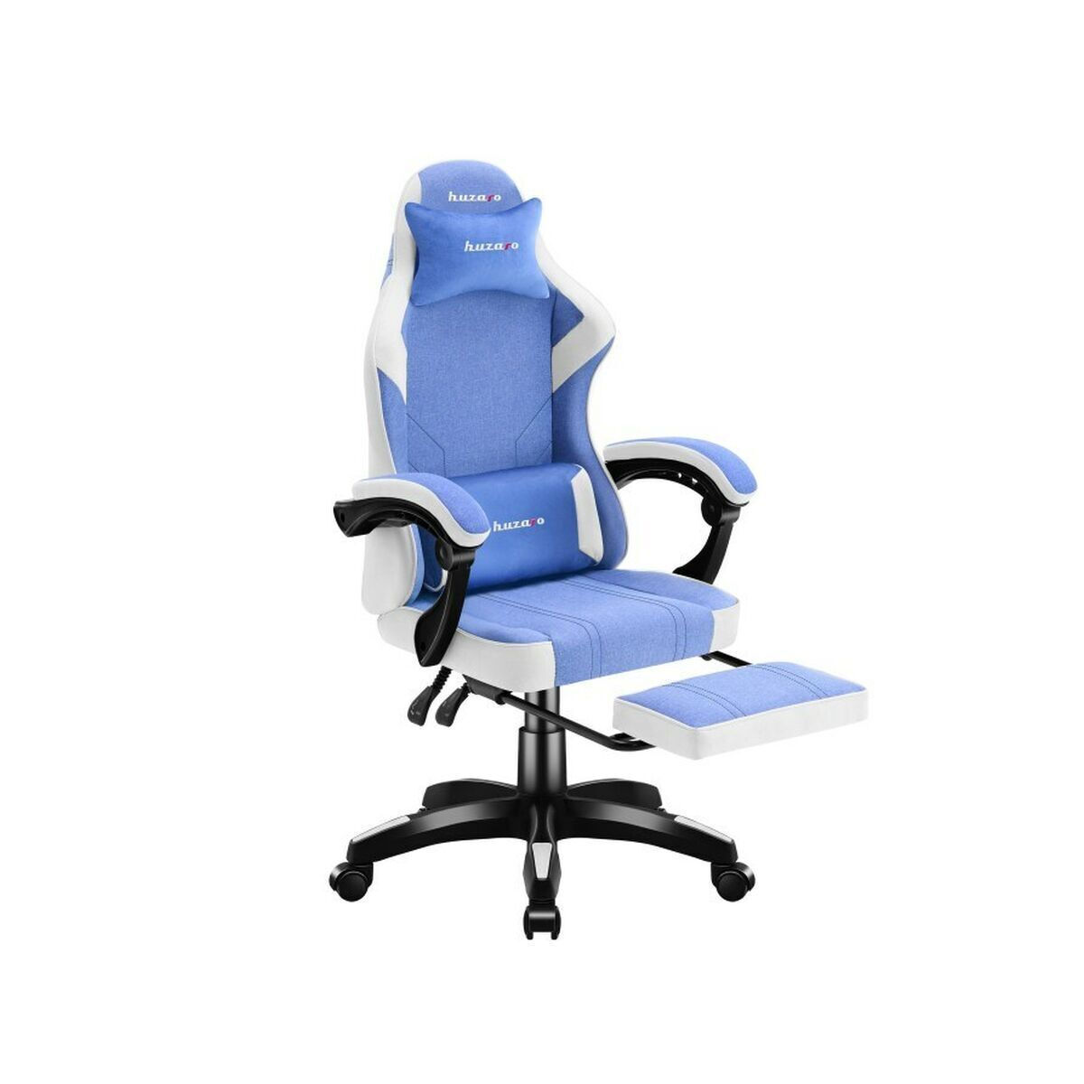 Huzaro Force 3.7 Καρέκλα Gaming Δερματίνης με Υποπόδιο Μπλε - Image 5