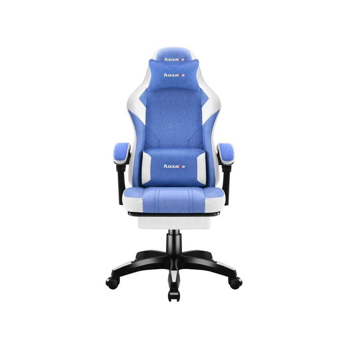 Huzaro Force 3.7 Καρέκλα Gaming Δερματίνης με Υποπόδιο Μπλε - Image 2
