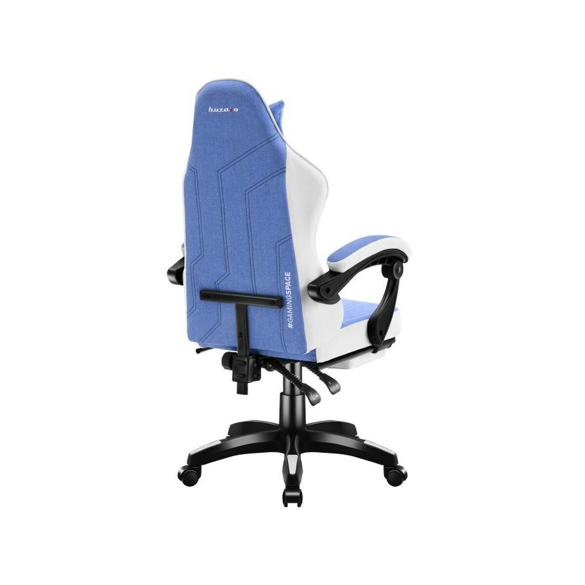 Huzaro Force 3.7 Καρέκλα Gaming Δερματίνης με Υποπόδιο Μπλε - Image 4