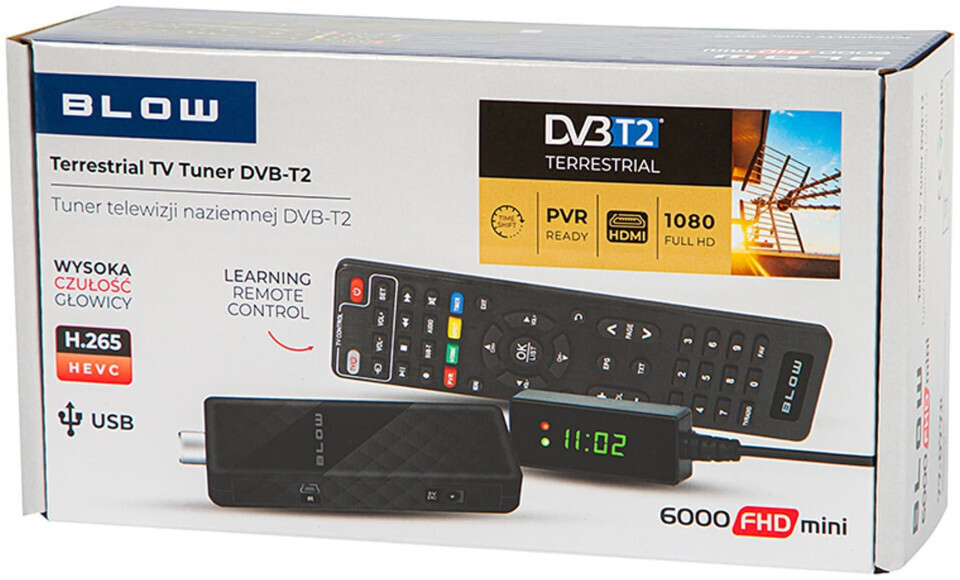 Blow 77-077 Ψηφιακός Δέκτης Mpeg-4 Σύνδεσεις HDMI / USB - Image 4