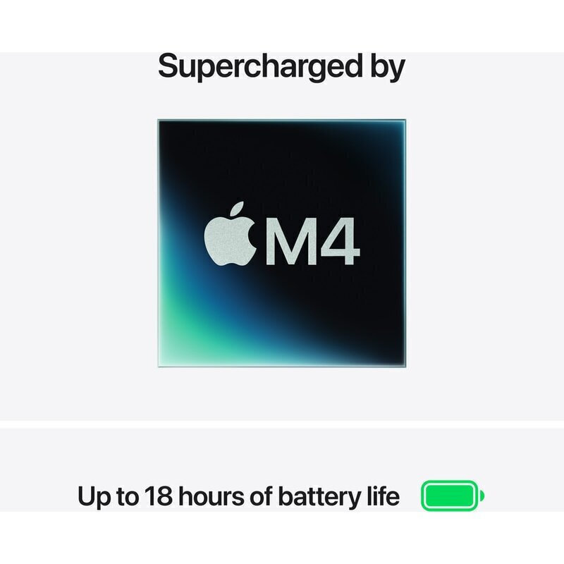Apple MacBook Air 13.6" IPS Retina Display (M4-10‑core/16GB/512GB SSD/10-Core GPU) Midnight (International English Keyboard) - Image 6