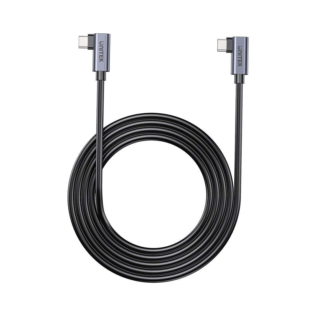 Unitek USB 2.0 USB-C male - USB-C 100W 1m (C14147ABK01-1M) - Image 2