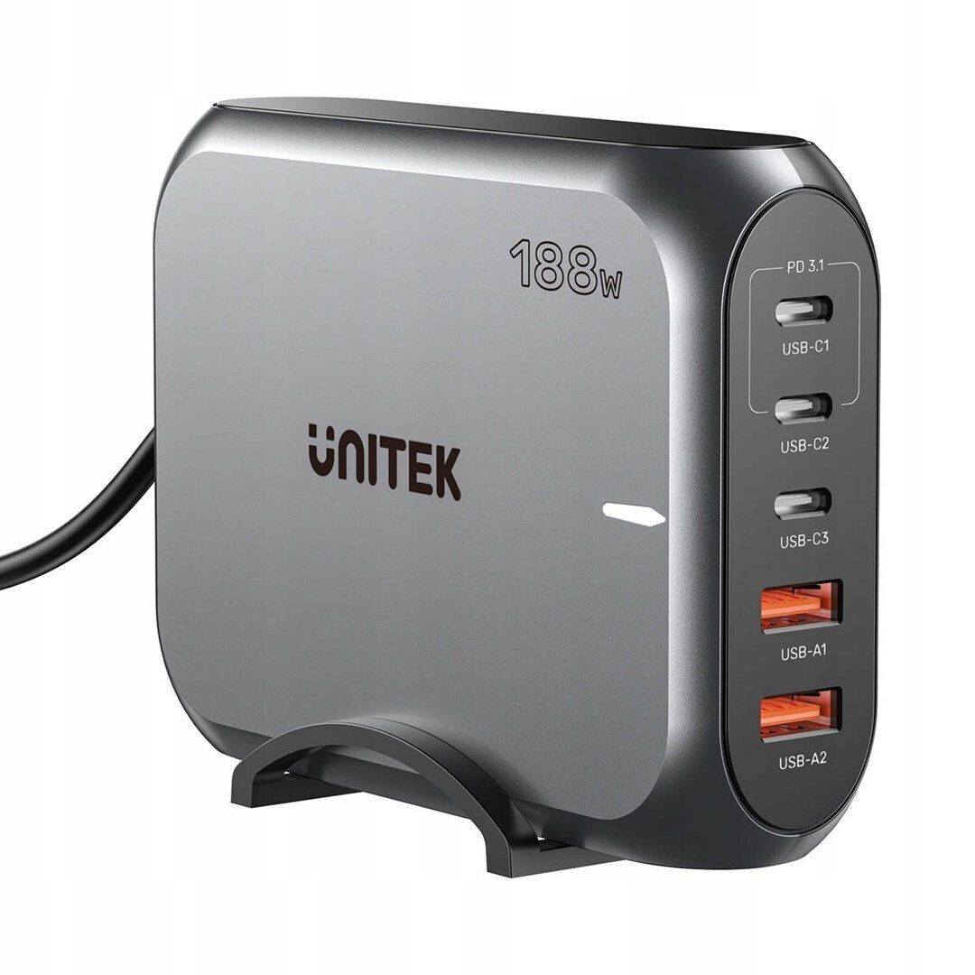Unitek P1234AGY01-EU USB-C Χωρίς Καλώδιο 188W - Image 2