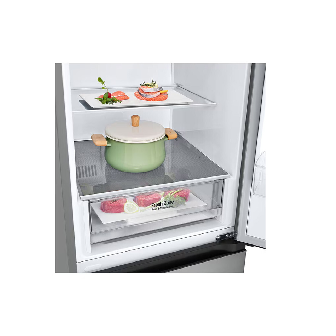LG Ψυγειοκαταψύκτης 344lt Total NoFrost Inox GBV21L0EPY - Image 9