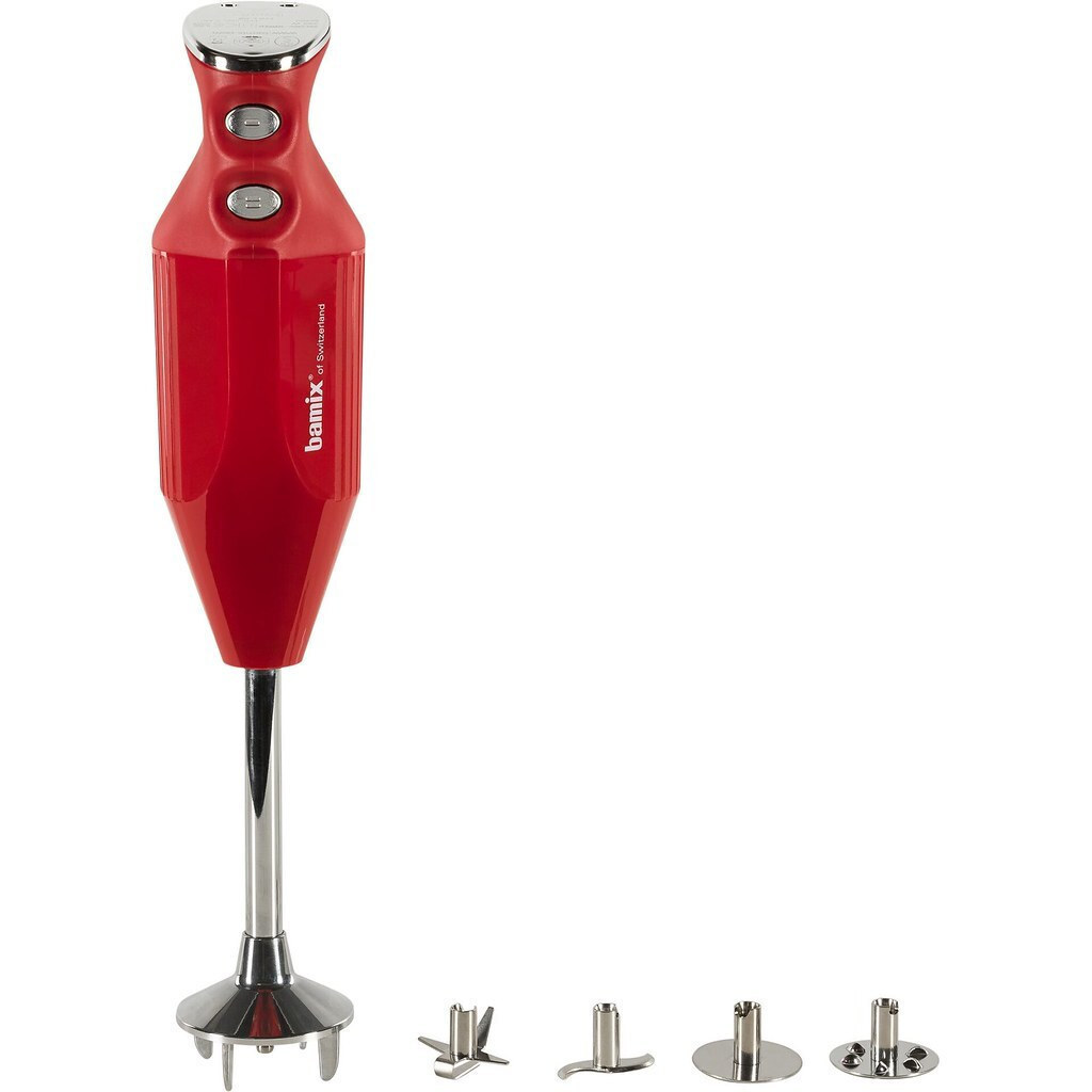 Bamix Maxx Ραβδομπλέντερ με Ανοξείδωτη Ράβδο Κόκκινο