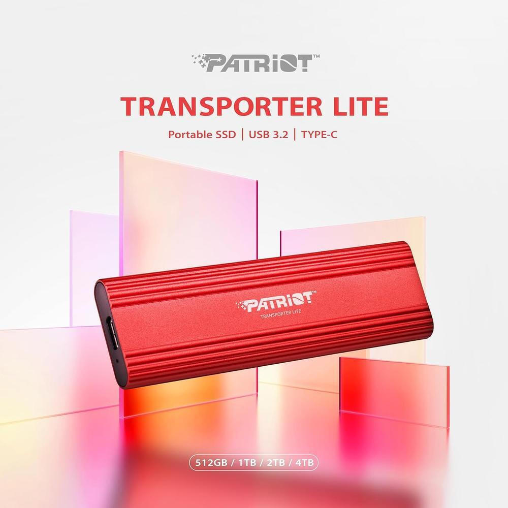 Patriot Transporter Lite USB-C Εξωτερικός SSD 512GB Κόκκινο - Image 5