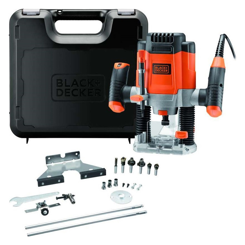 Black & Decker KW1200E Κάθετη Φρέζα 1200W με Ρύθμιση Ταχύτητας - Image 4