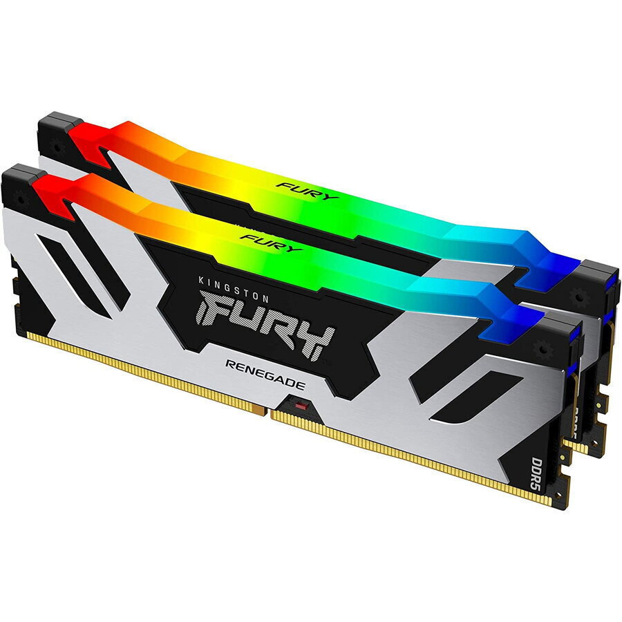 Kingston Fury Renegade RGB DDR5 32GB RAM με 2x16GB Modules και Ταχύτητα 6000 για Desktop KF560C32RSAK2-32