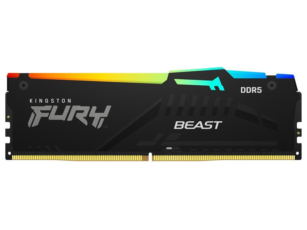 Kingston Fury Beast RGB DDR5 64GB RAM με 2x32GB Modules και Ταχύτητα 5600 για Desktop KF556C40BBAK2-64 - Image 5