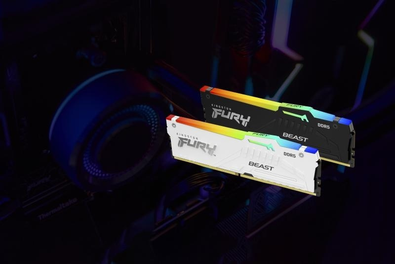 Kingston Fury Beast RGB DDR5 64GB RAM με 2x32GB Modules και Ταχύτητα 5600 για Desktop KF556C40BBAK2-64 - Image 10