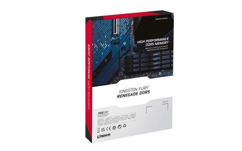 Kingston Fury Renegade Silver DDR5 32GB RAM με 2x16GB Modules και Ταχύτητα 6400 για Desktop KF564C32RSK2/32 - Image 7