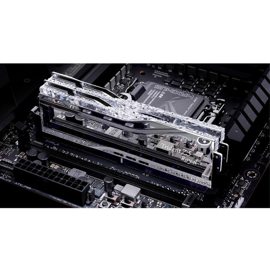 G.Skill Trident Z5 Royal RGB DDR5 48GB RAM με 2x24GB Modules και Ταχύτητα 8400 για Desktop F5-8400J4052G24GX2-TR5S - Image 4