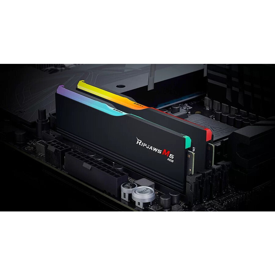 G.Skill Ripjaws M5 RGB DDR5 64GB RAM με 2x32GB Modules και Ταχύτητα 6000 για Desktop F5-6000J2836G32GX2-RM5RK - Image 6