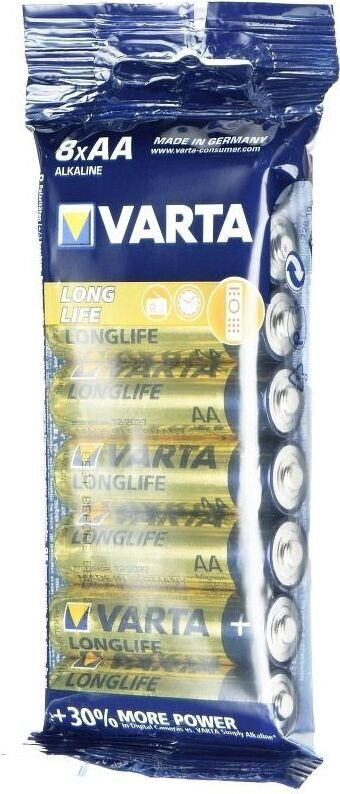 Varta LongLife AA 1.5V 8τμχ 04106101328 - Image 3