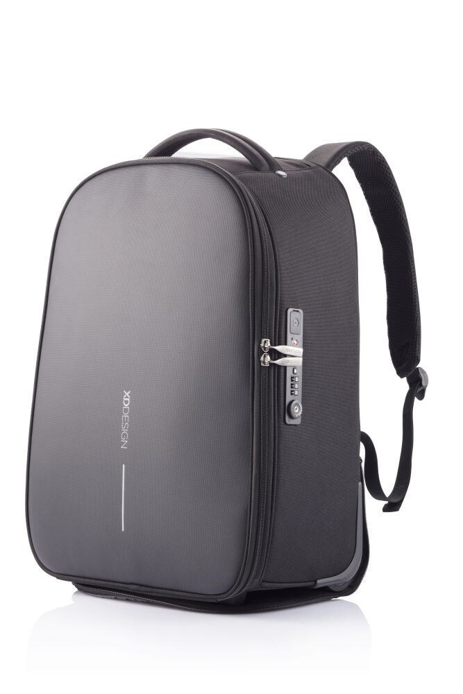 Xd Design Bobby Soft Laptop Backpack P705.792 Up To 17" 43.18 Cm Wheels Handle Usb Charging Port Water-repellent Material Tsa Lock Black - Image 5