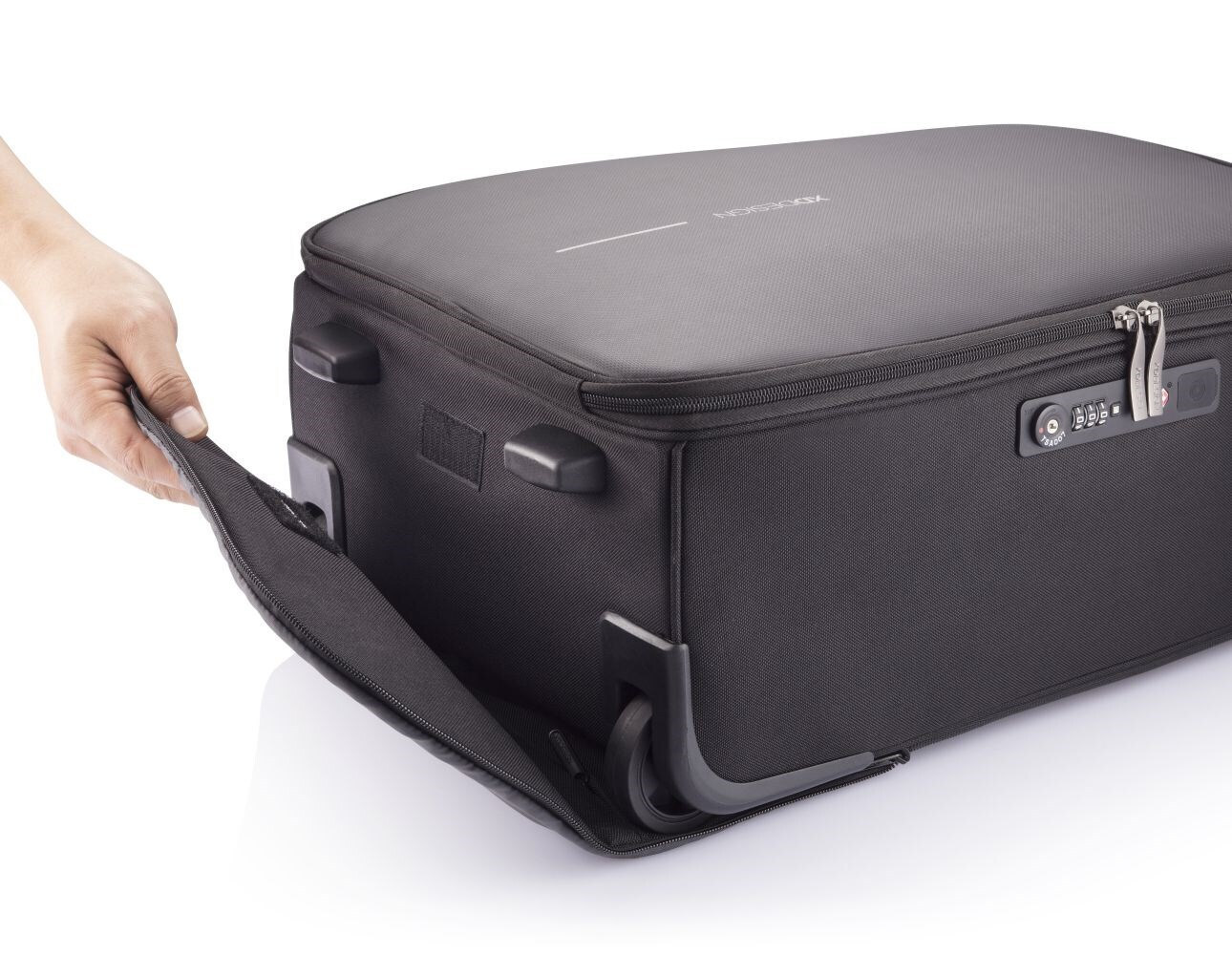 Xd Design Bobby Soft Laptop Backpack P705.792 Up To 17" 43.18 Cm Wheels Handle Usb Charging Port Water-repellent Material Tsa Lock Black - Image 9