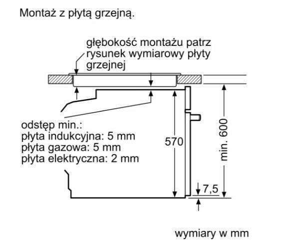Bosch Άνω Πάγκου Black HQA334EB3 - Image 7