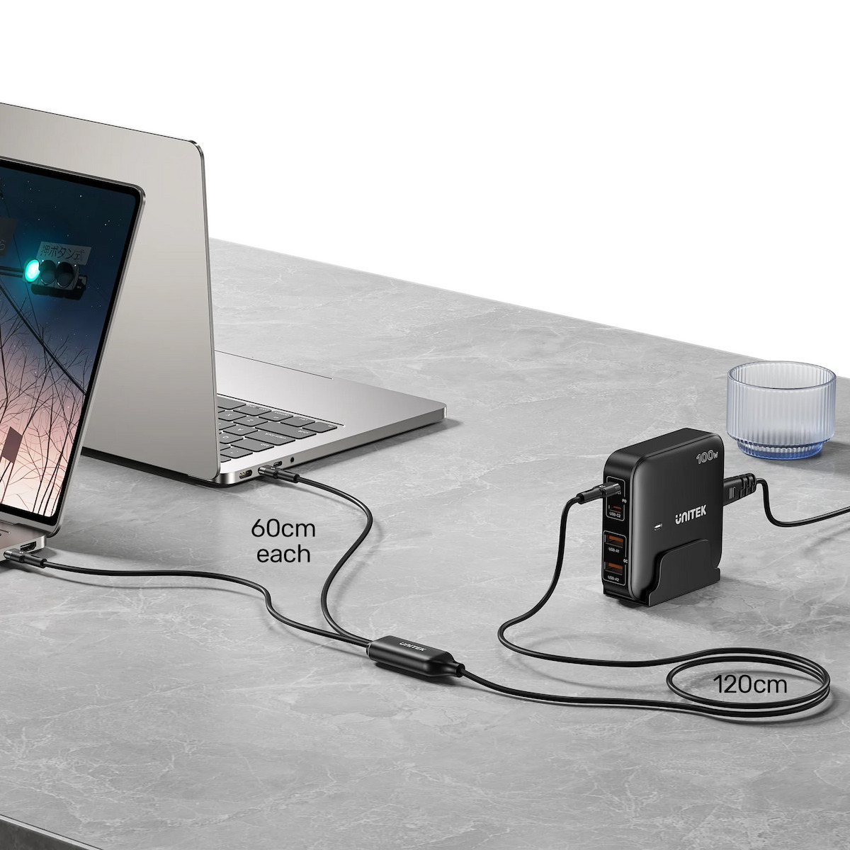 USB 2.0 Cable USB-C male - USB-C 100W 3m - Image 7