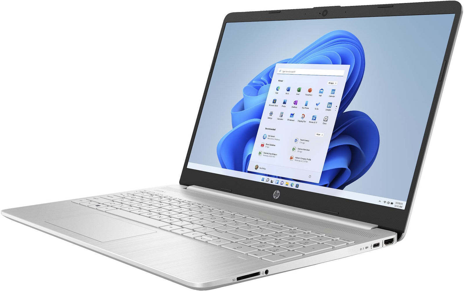 HP 15s-eq2289nw 15.6" FHD (Ryzen 3-5300U/16GB/512GB SSD/W11 Home) Natural Silver (US Keyboard) - Image 5